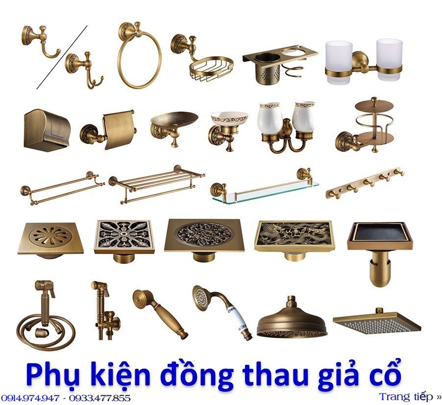 KM48- Phụ kiện đồng thau cổ điển